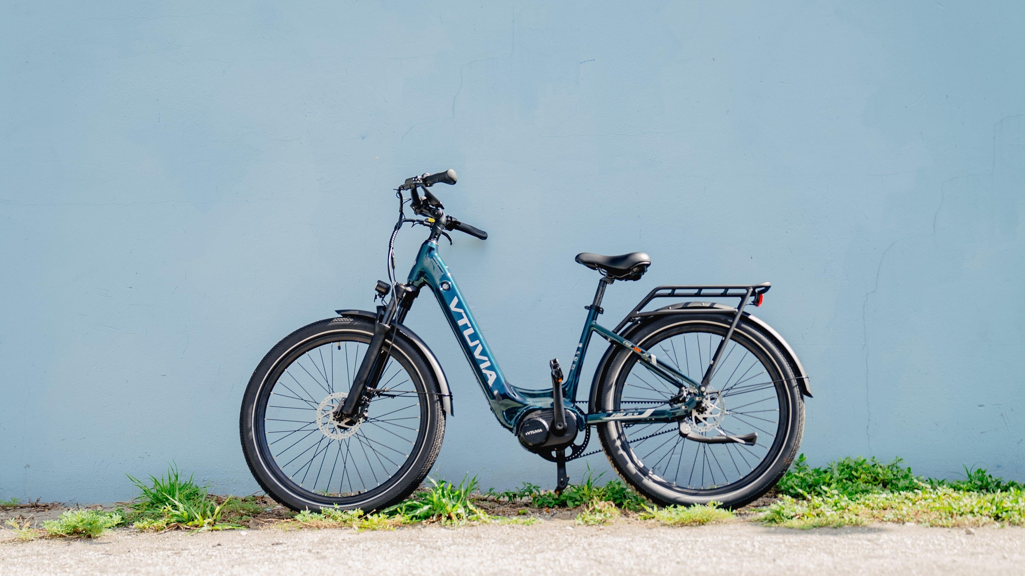 CMB step through 10 speed commuter city mid-motor ebike | VTUVIA Electric Bike