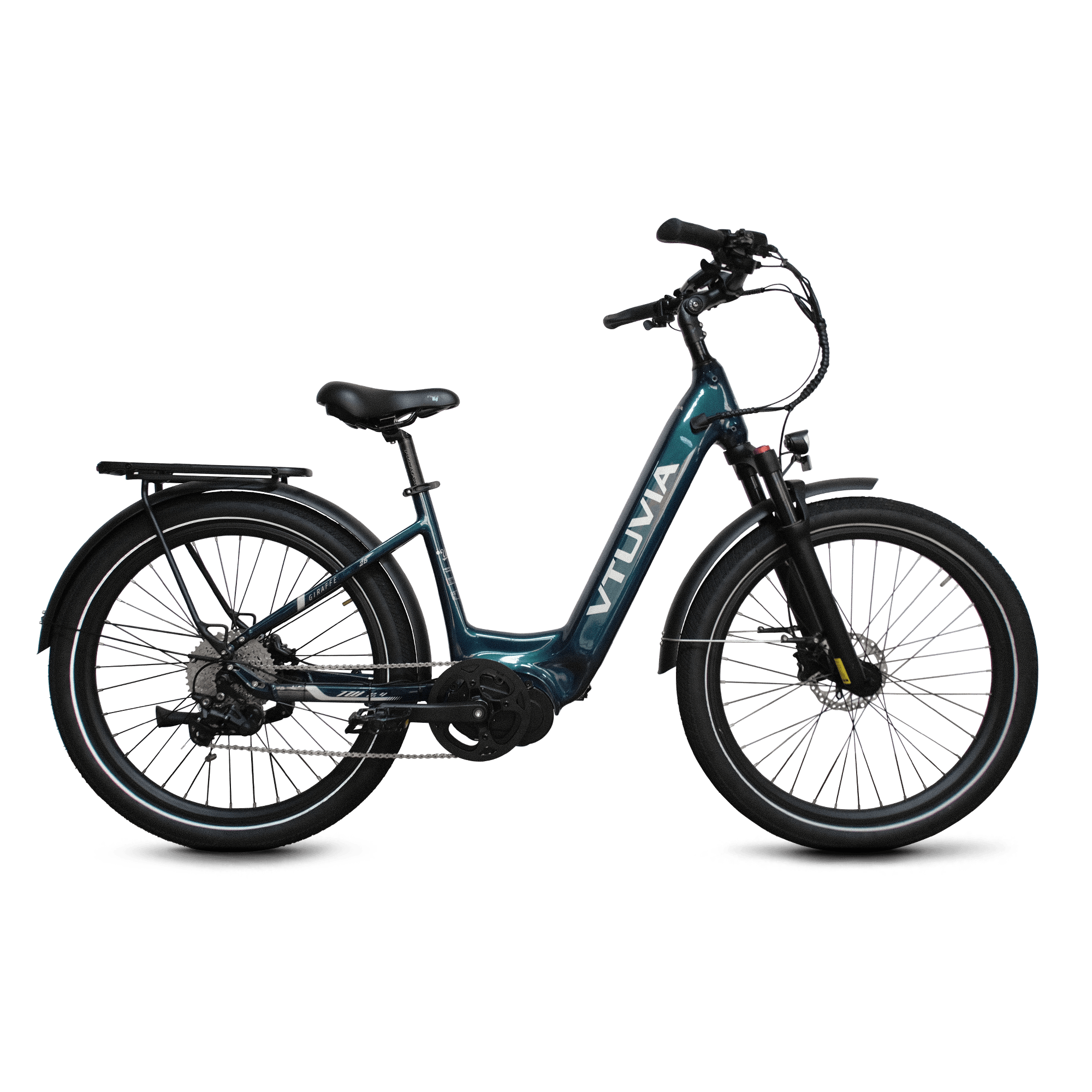 Mid Drive 500W Electric Bike | VTUVIA E-bike 