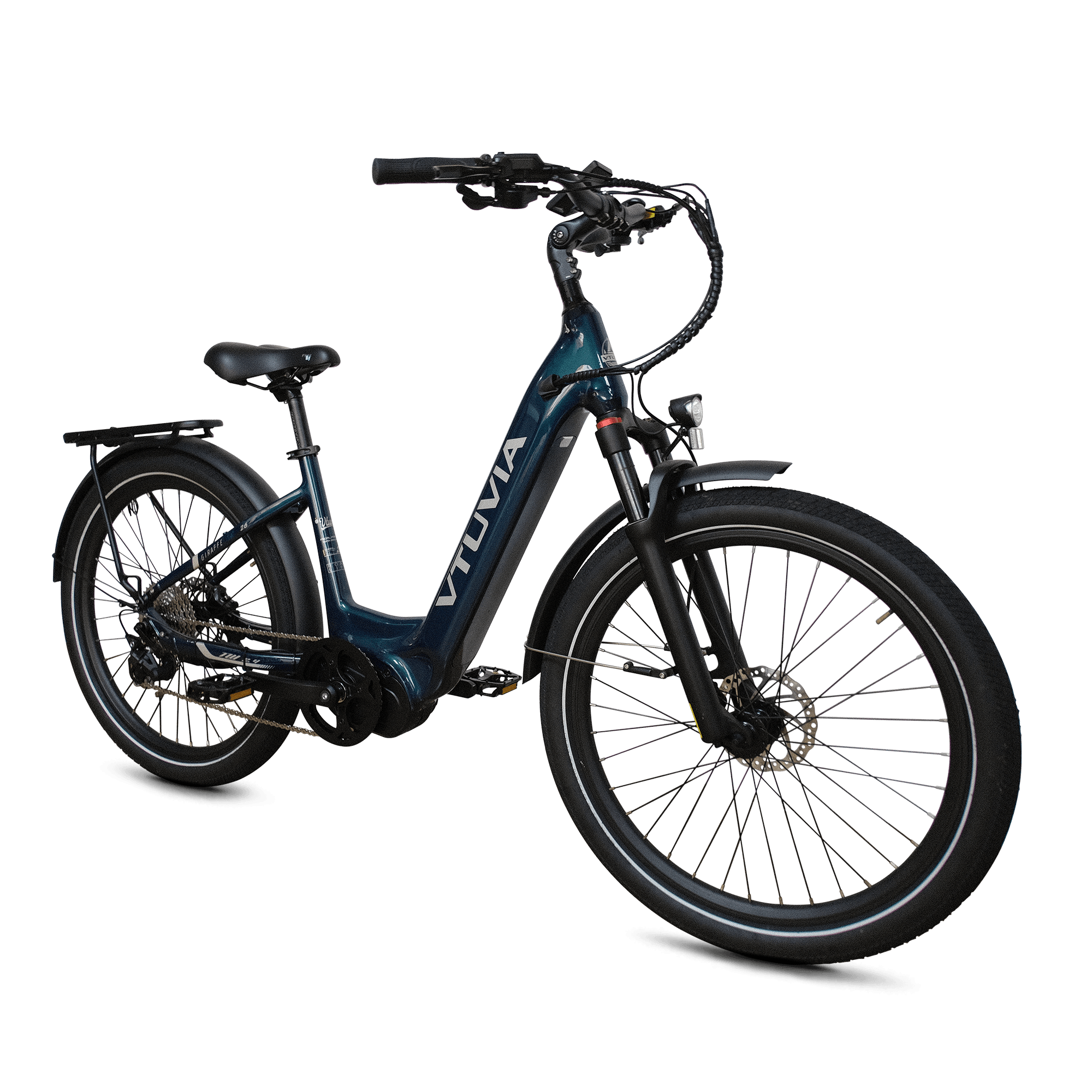 Mid Drive 500W Electric Bike | VTUVIA E-bike 