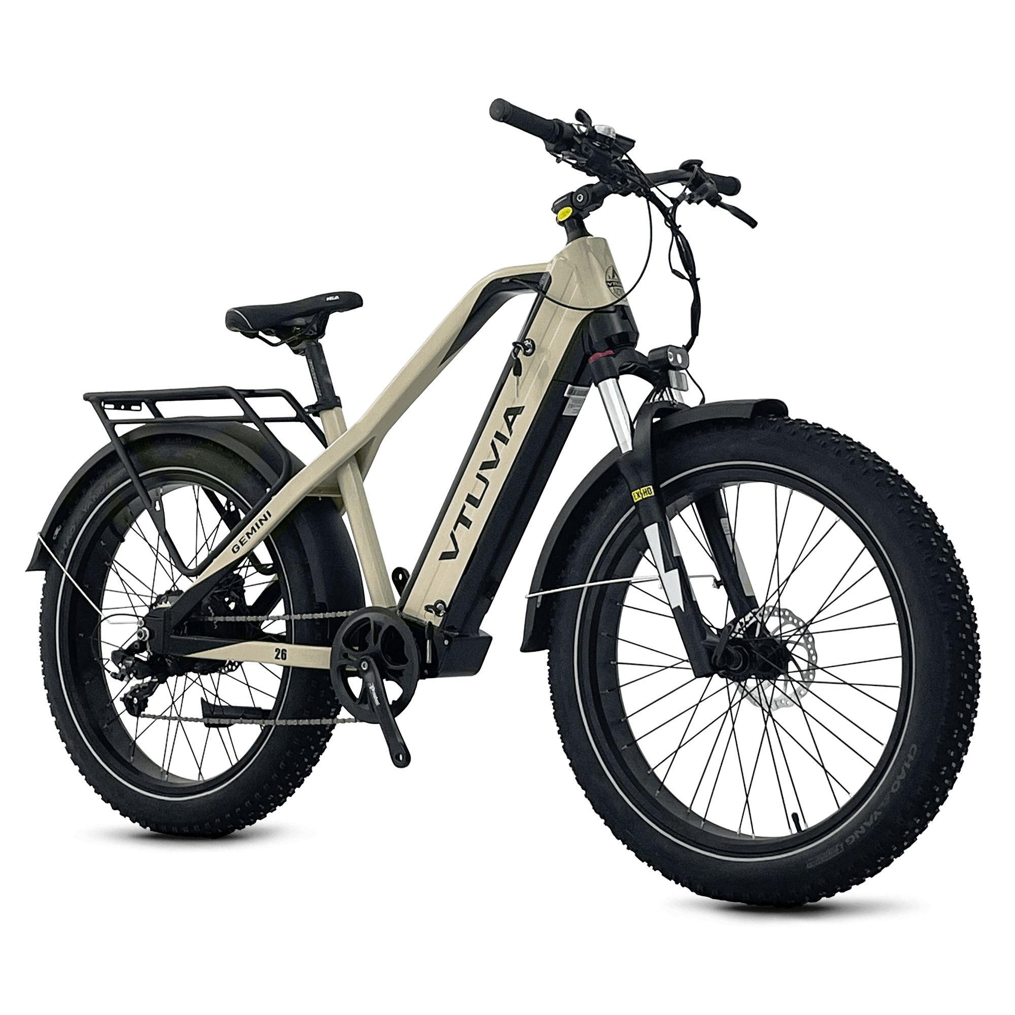 1000W Long Range Electric Bikes | VTUVIA Gemini  #color_champagne