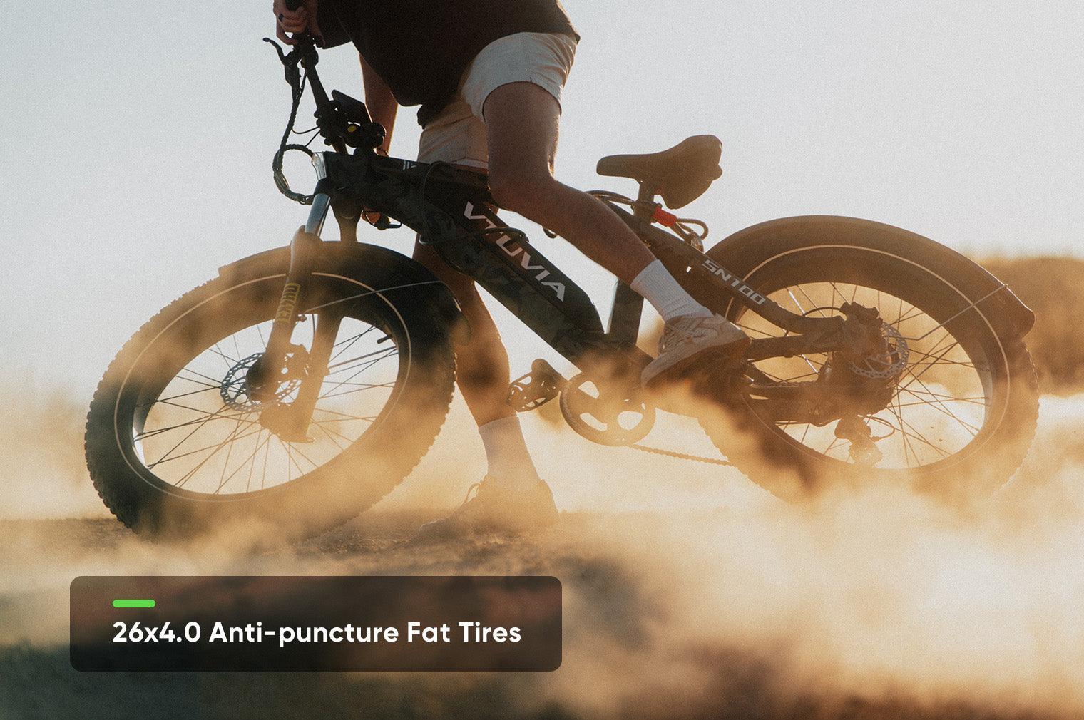 Best Hunting Adventure Fat Tire Electric Bikes | VTUVIA SN100 