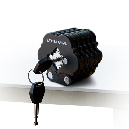 VTUVIA E-Bike Chain Lock, bike chain lock with key