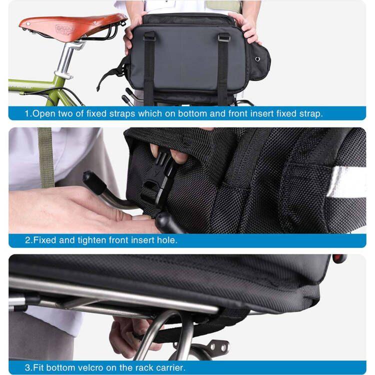 Rear Seat Bike Pannier Bag - VTUVIA EBIKE